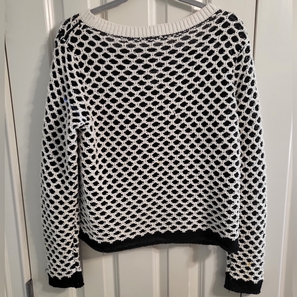 Rag & Bones Jean Tayn Croshet Mesh Tank Sweater - Picture 3 of 9